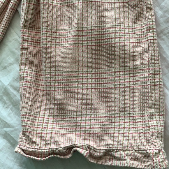 Girls Pink Plaid Pants - Picture 2 of 6